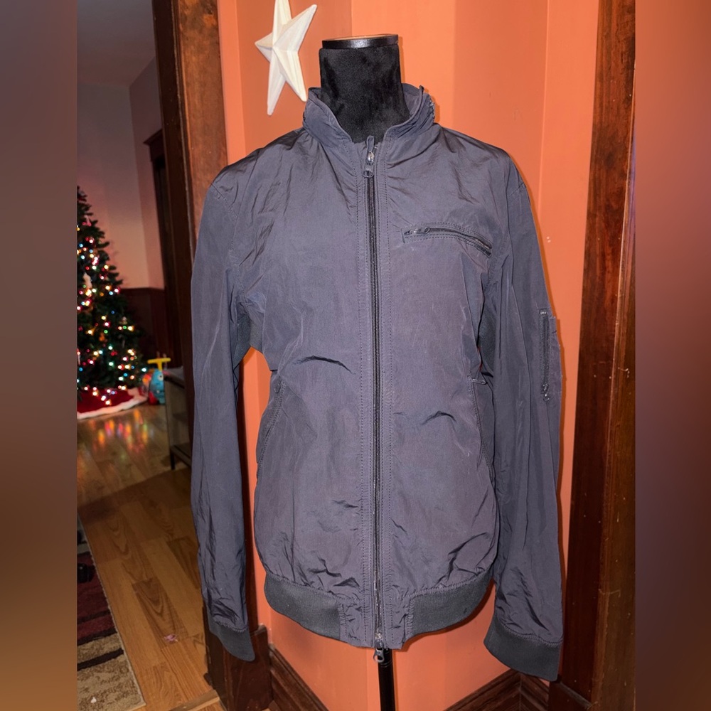 Armani Jeans Dark Gray Bomber Jacket